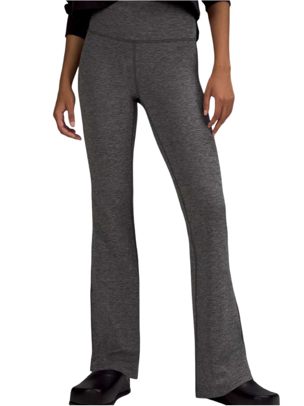 🩶▪️lululemon groove super high-rise flared pant nulu regular Heathered black ▪️🩶